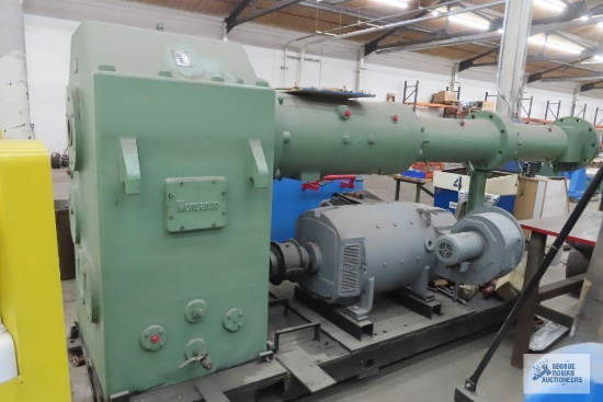 MONSANTO 200mm EXTRUDER. OFFERED SUBJECT TO SELLER CONFIRMATION