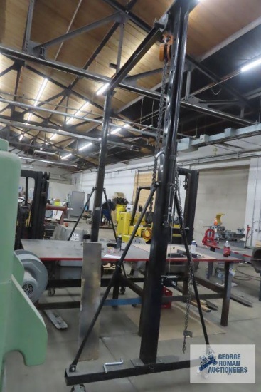 EASTWOOD 1 TON GANTRY CRANE, MODEL SG-3000, WITH CHAIN HOIST