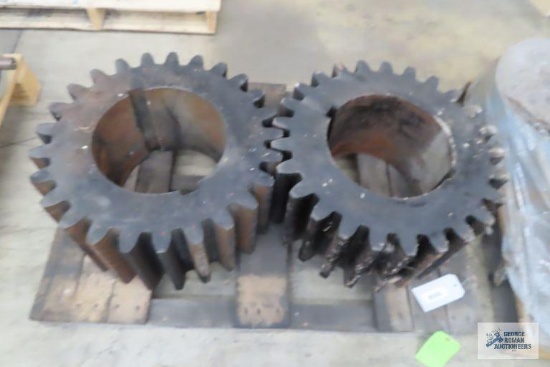 50" MILL GEARS. BOTH ARE 25 TOOTH, 1 1/4 DP
