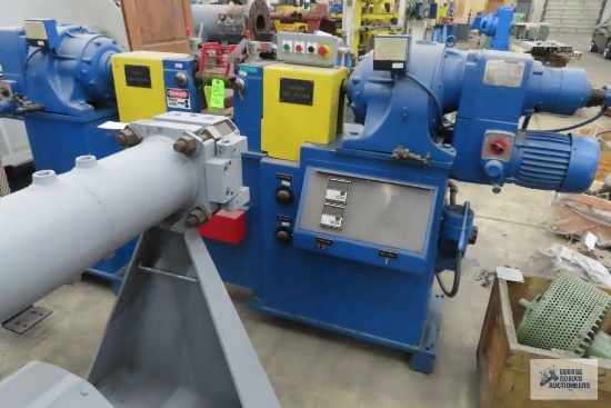 FARELL 3" x 7" LAB MILL. ROLLER BEARINGS. ELECTRICALLY HEATED ROLLS UP TO 700 DEGREES. AIR BLOWER