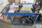 GRINDERS, PARTS, TOOL CART