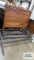 Antique oak full size headboard with various bed frames