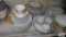 Pegasus fine porcelain dinnerware, service for 8, missing 4 cups