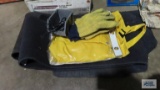 Tingley overalls size XL, gloves and floor mats