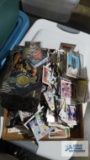 Assorted baseball, football, hockey and other cards