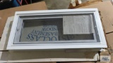 Aristo class vinyl basement window, 32-in by 15-in by 3.5-in