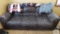 Faux leather sofa