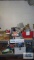 Variety of hardware, refrigerator line set, caulking guns, etc