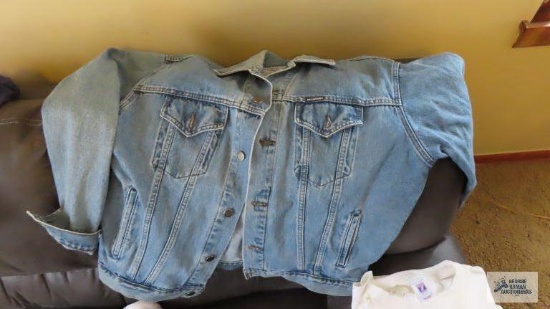 Harley Davidson jean jacket by Biker Blues, size small