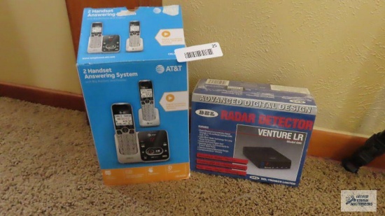 BEL radar detector and AT&T phone system