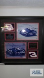 Dale Earnhardt Jr and Sr plaque