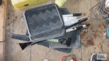 Floor mats and ice scrapers