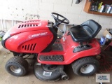Troy-Bilt 18 hp, 42-inch, riding mower. We did not have this unit running.