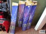 Four LED twinkle stake lights