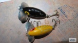 Jitterbug black and yellow lures