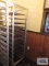 Roll about aluminum pan rack