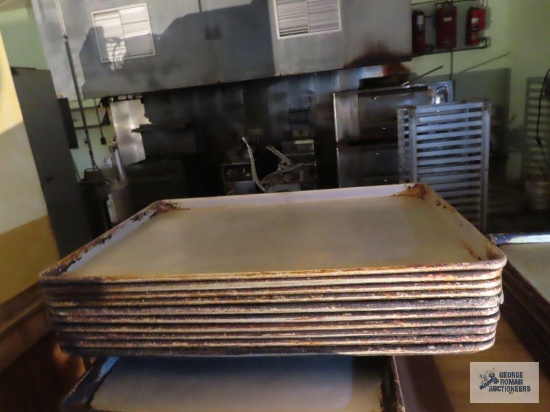 (10) Aluminum full sheet pans, 18x26
