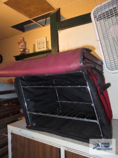 Insulated pizza delivery bag