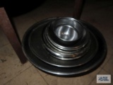 Large variety of stainless steel mixing bowls