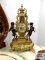 Imperial marble and metal cherub clock. Very heavy. 14
