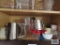 Pampered Chef measuring cup with lid, Pyrex measuring cup, sifters, etc