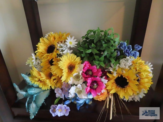 Assorted florals with one planter