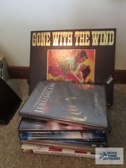 DVDs and Gone with the Wind VHS set