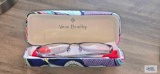 Vera Bradley eyeglasses and eyeglass case