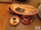 Coppercraft serving trays and candle holders
