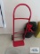 Two wheel dolly with hard tires