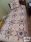 Two twin size quilts and pillows