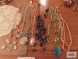 Costume jewelry necklaces