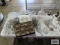 Large amount of assorted clear glassware