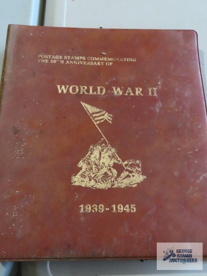World War II Commemorative postage stamp album