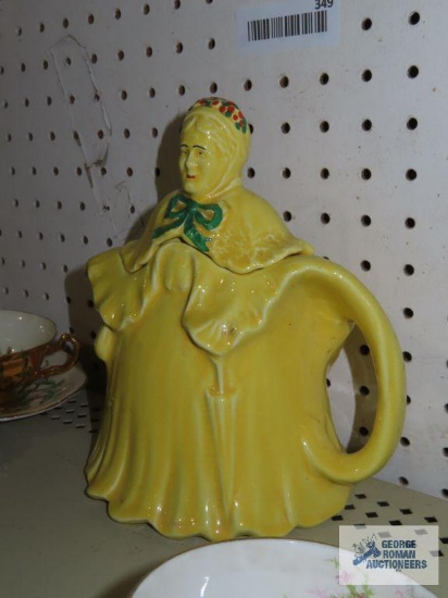 Vintage lady teapot made in England