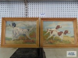 Paint by number hunting dog paintings