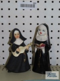 Ceramic nun figurines
