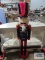 Wooden soldier nutcracker, approximately 4 ft tall.