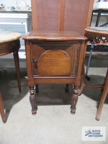 Mahogany smoking stand