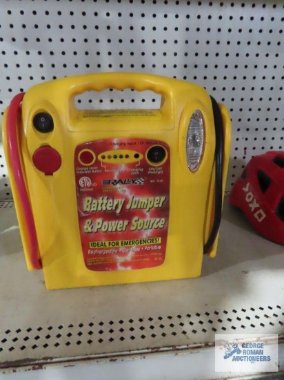 Rally battery jumper and power source