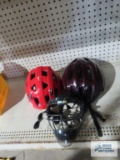 Bike helmets and face mask
