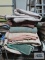 Eight assorted furniture moving blankets