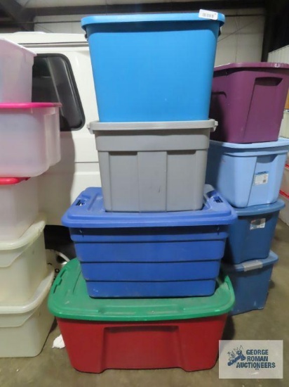 Four assorted totes
