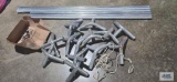 Extra canopy legs, poles, upper frame connections