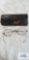 Antique eyeglasses with case