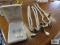 Pearl like jewelry sets with extra pair of earrings.