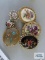 Variety of floral pins