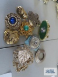 Variety of scarf clips