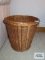 Rattan waste basket