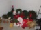 Large assortment of Christmas decorations